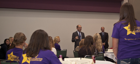 Rogers Scholars hear from UK president